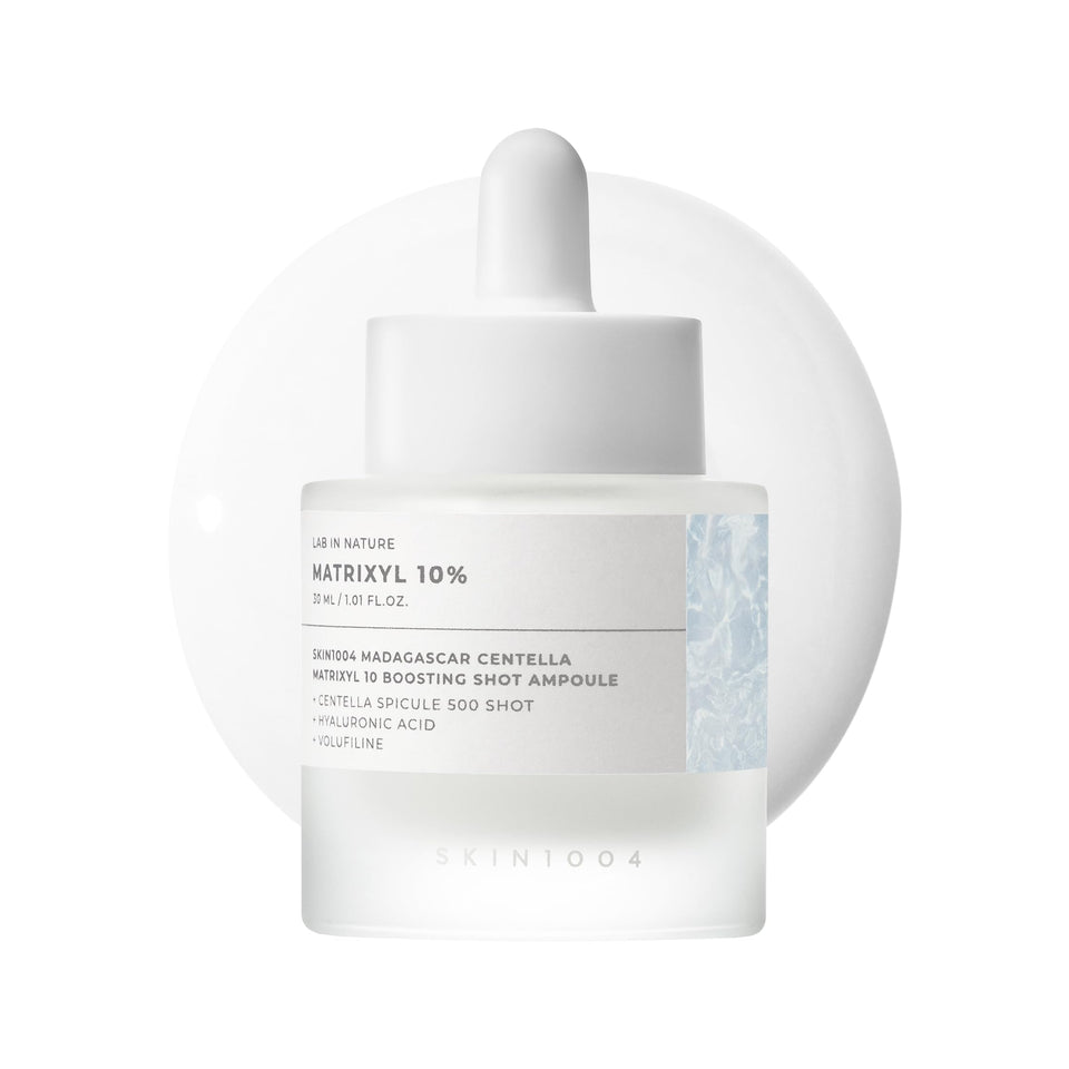 SKIN1004 front bottle packaging showing product benefits and branding