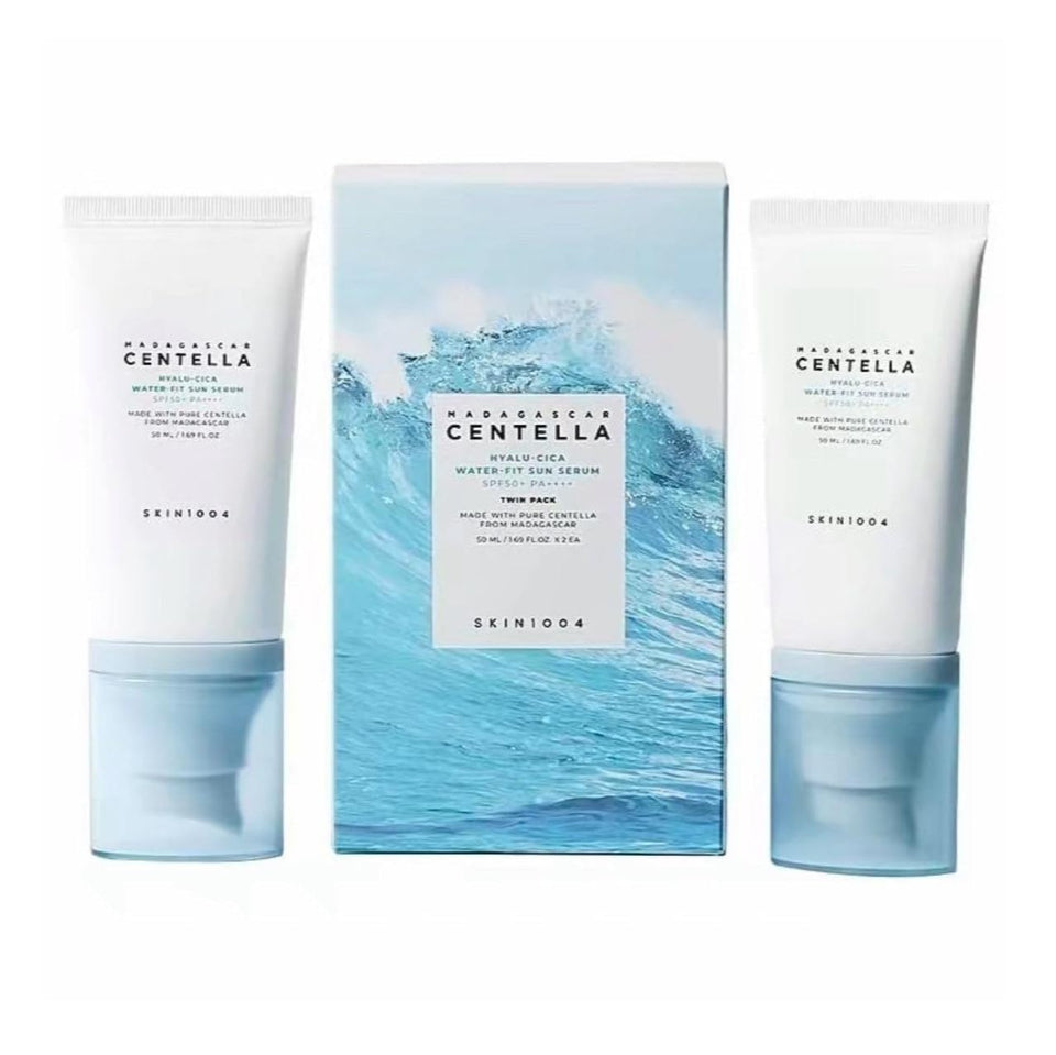 SKIN1004 front packaging showing SPF50 protection and two-pack convenience