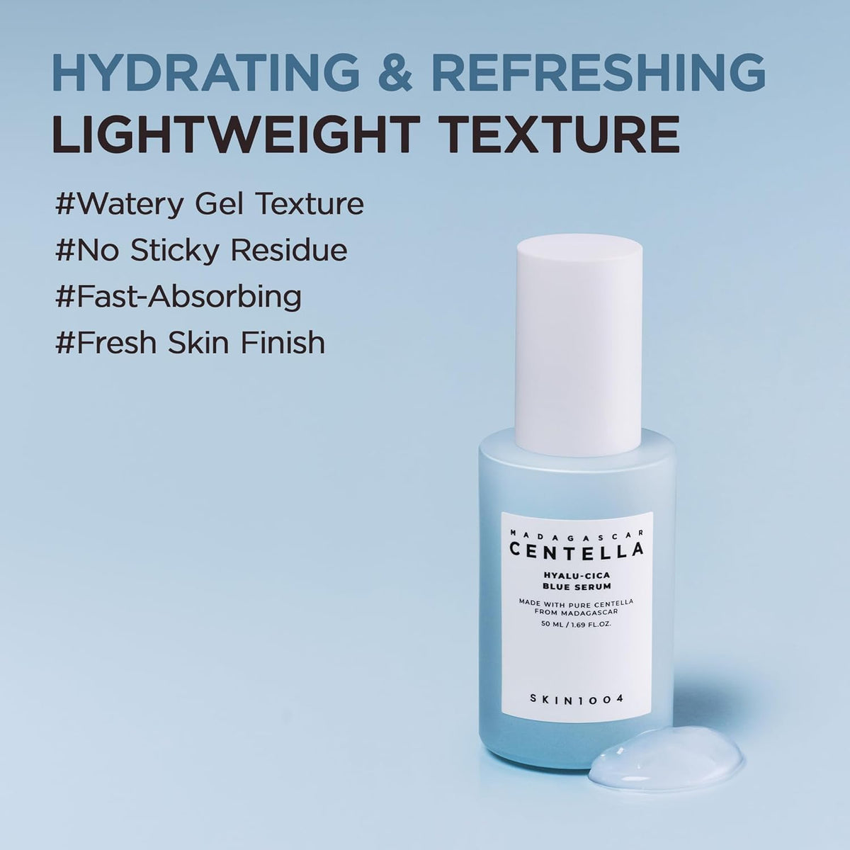 SKIN1004 ingredient label showing Centella and hyaluronic acids for calming