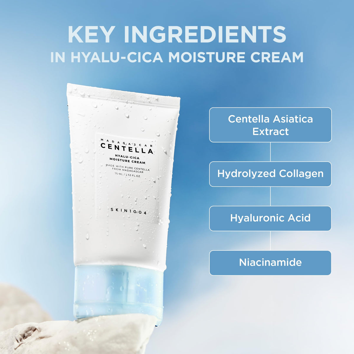 SKIN1004 Centella extract close-up highlighting calming botanical benefit