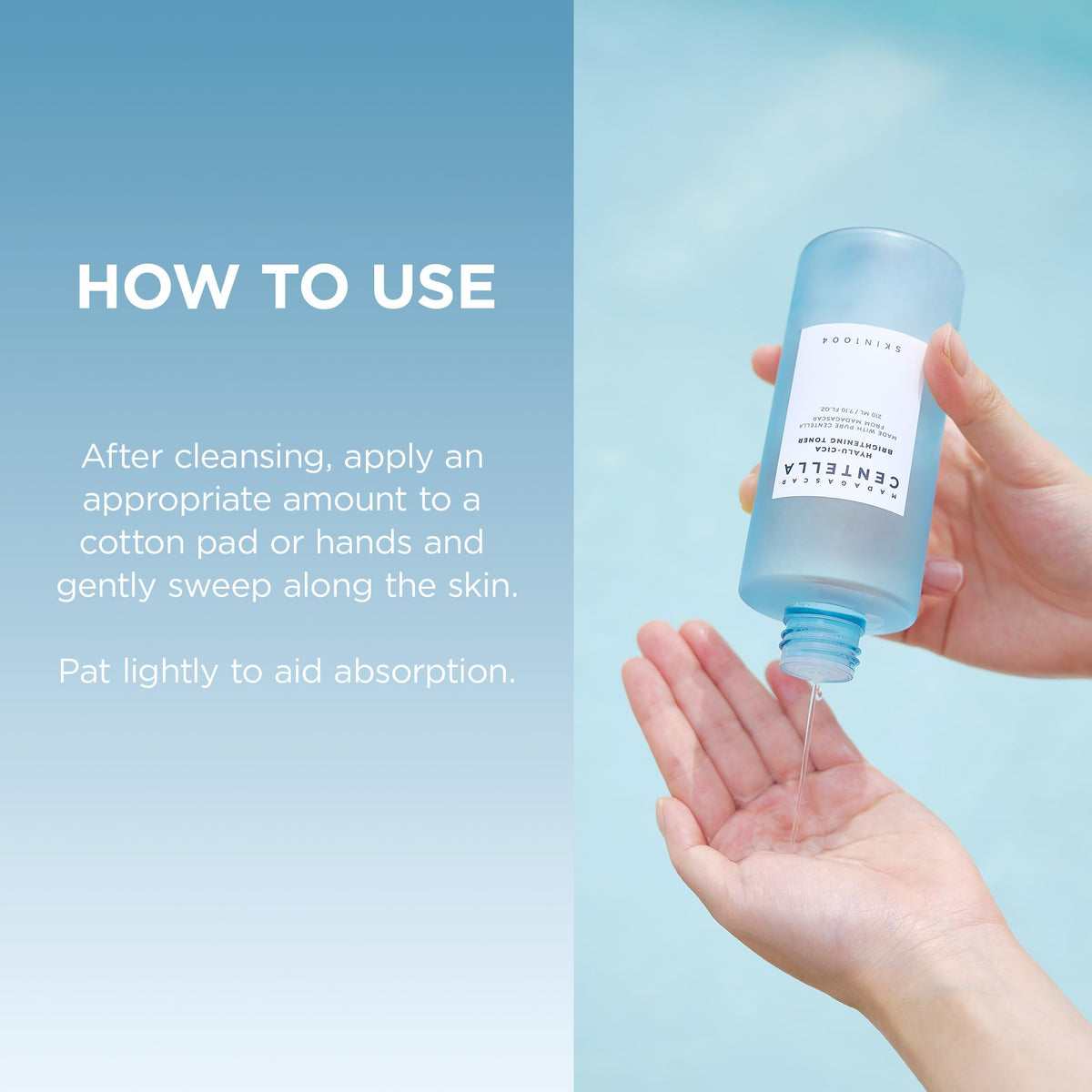 SKIN1004 on bathroom shelf staged to show everyday routine use