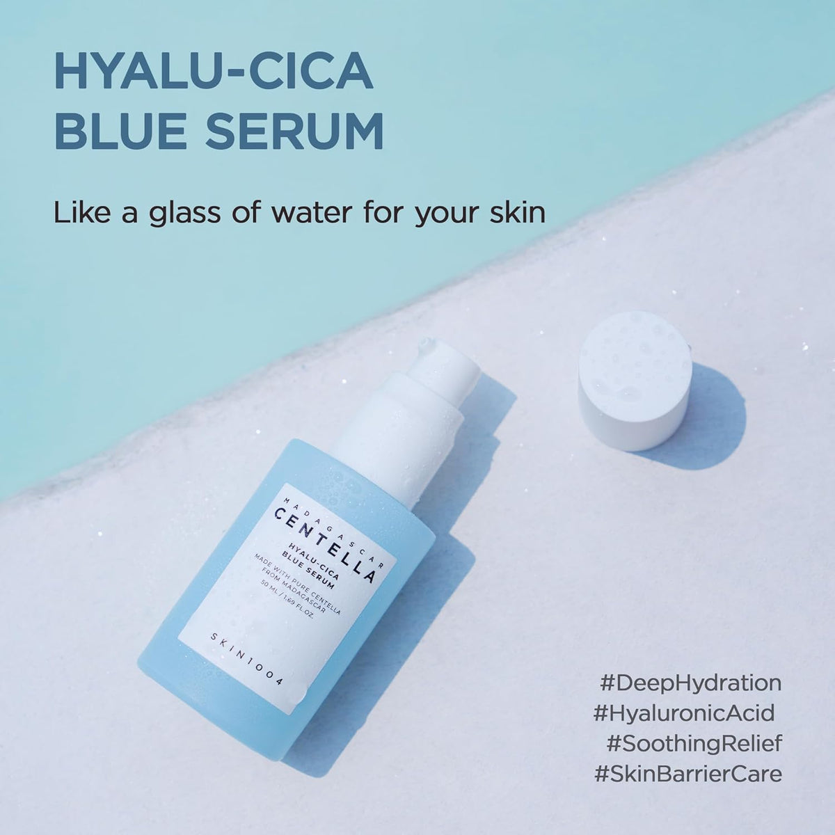 SKIN1004 pipette dispensing serum illustrating precise application and control