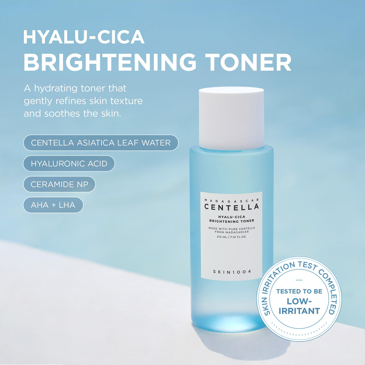 SKIN1004 close-up of liquid texture highlighting hydrating feel