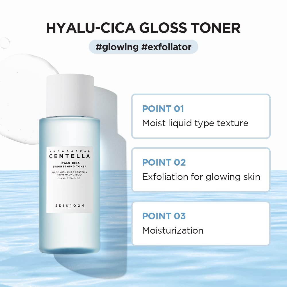 SKIN1004 Centella Asiatica leaf water detail illustrating soothing botanical concentration