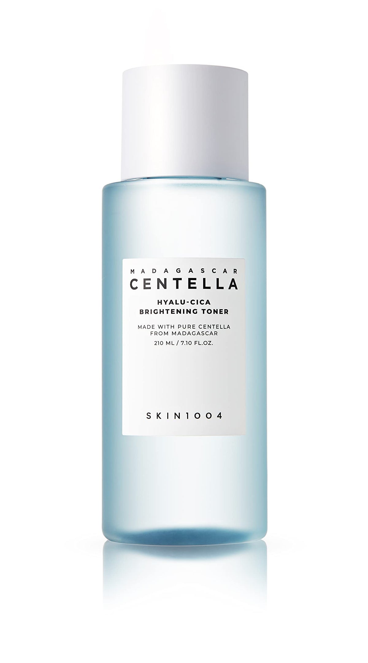 SKIN1004 front packaging of Hyalu-CICA toner showing bottle for quick product ID and storage benefit