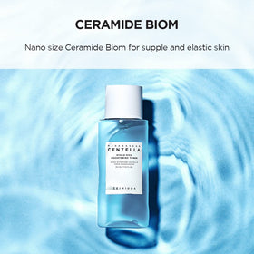SKIN1004 toner on a bathroom shelf lifestyle shot conveying everyday routine convenience
