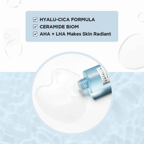 SKIN1004 pour of toner texture demonstrating lightweight hydration and fast absorption