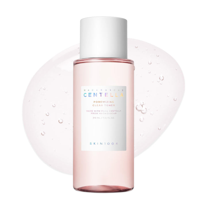SKIN1004 front packaging showing bottle and clear toner benefits