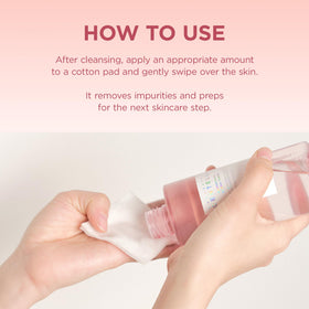SKIN1004 toner applied on palm demonstrating easy absorption and balance