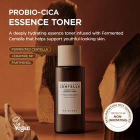 SKIN1004 essence pouring into palm demonstrating lightweight hydrating texture