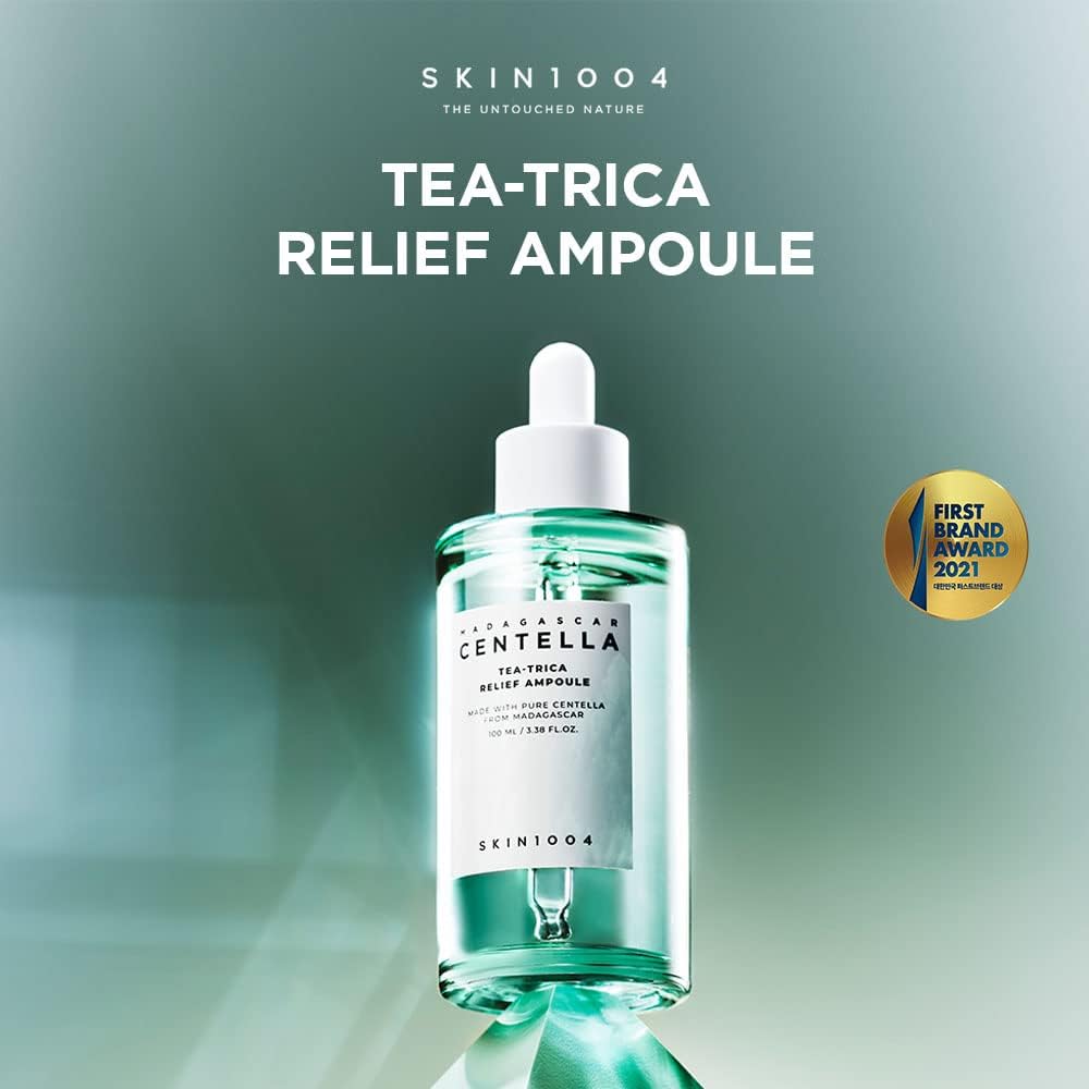 SKIN1004 dropper dispensing ampoule emphasizing precise application and control