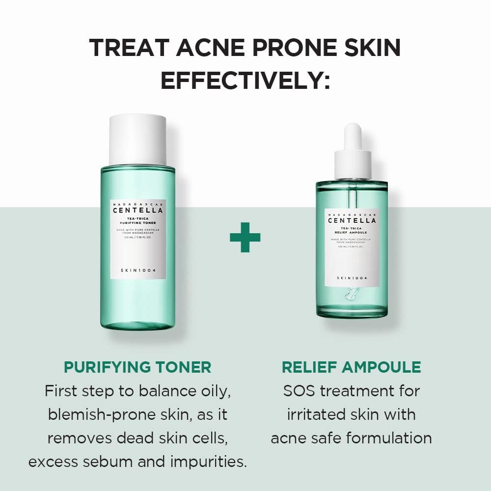 SKIN1004 bottle on bathroom shelf lifestyle scene showing everyday routine benefit