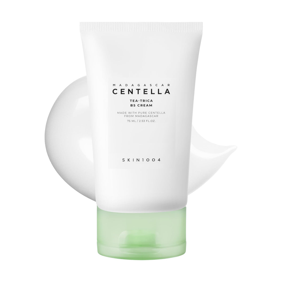 SKIN1004 front jar shot showing compact 75ml cream, convenient for daily use