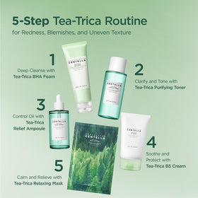 SKIN1004 with tea tree and centella botanicals conveying natural calming benefit