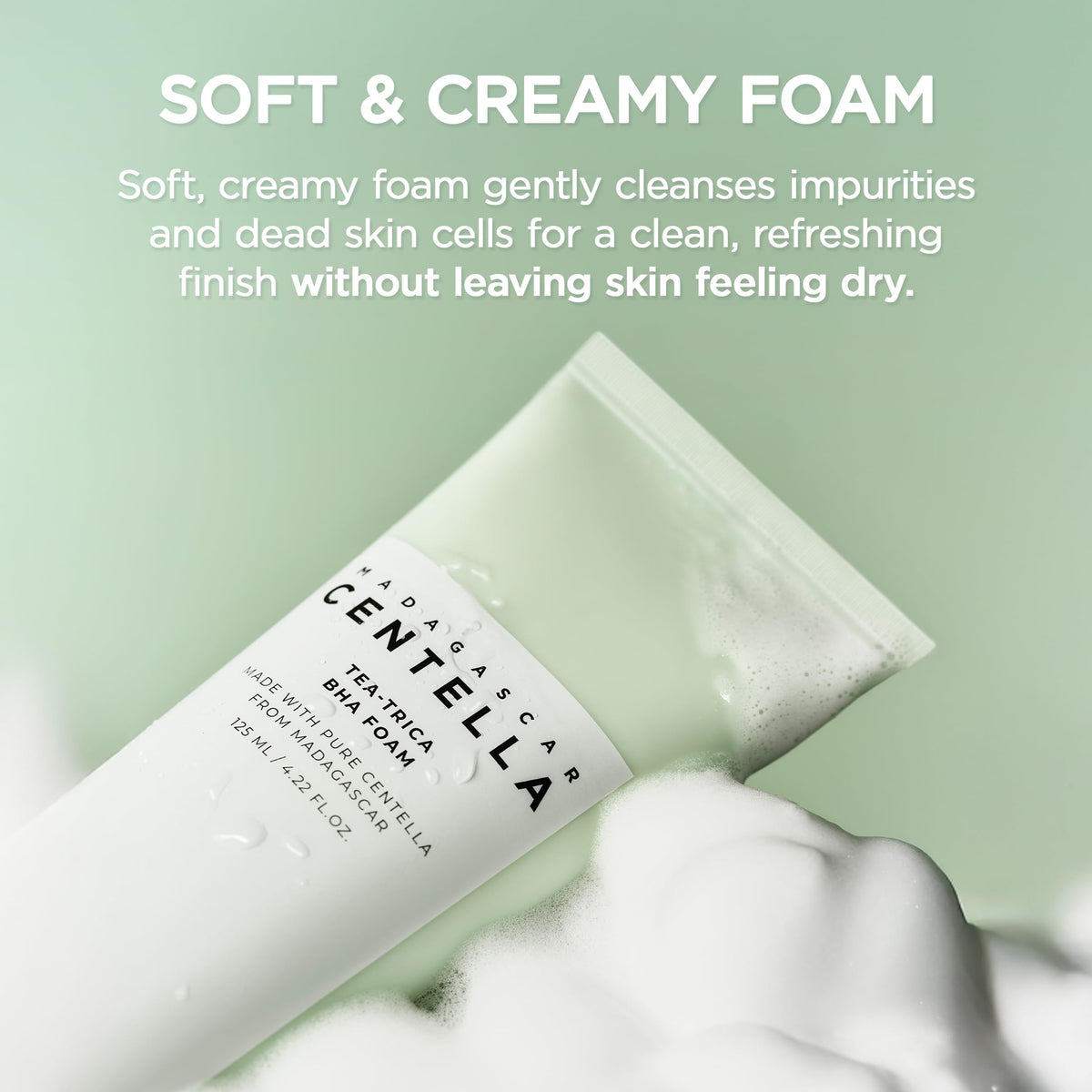 SKIN1004 beside common items to show 125ml travel-friendly size benefit
