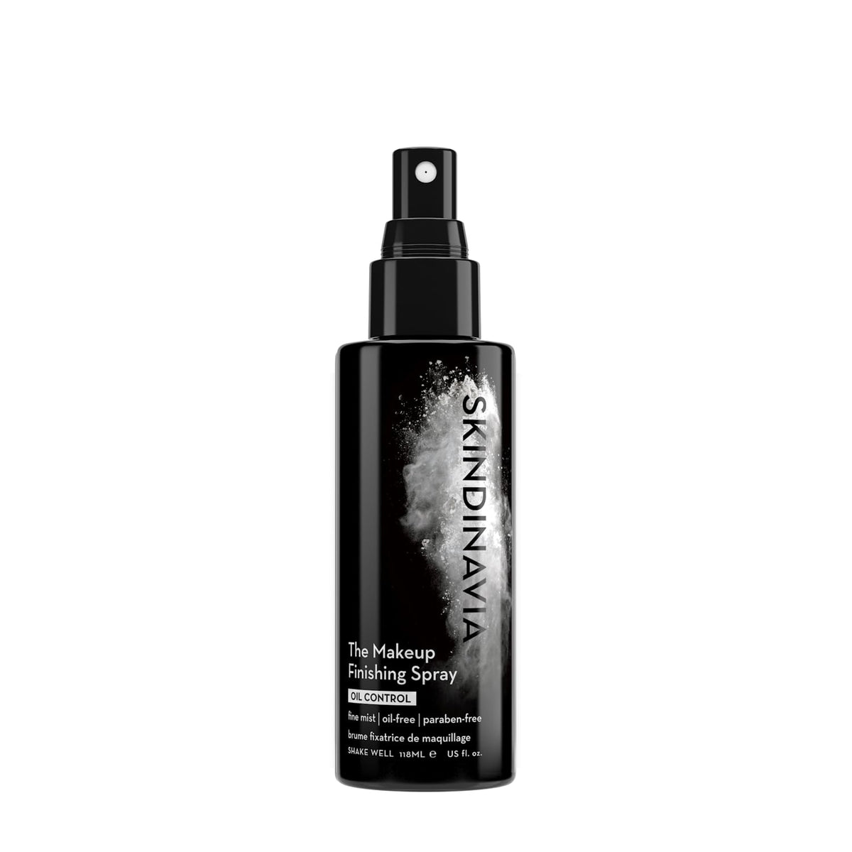 SKINDINAVIA front view of 2.0 oz bottle showing compact design and clear branding for convenience