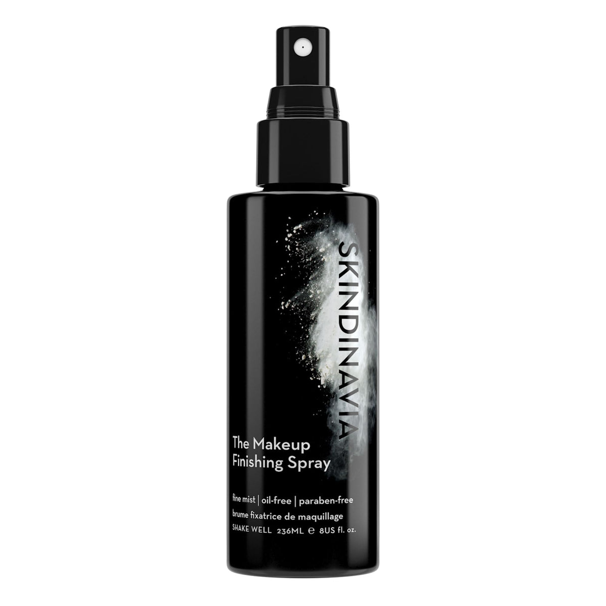 SKINDINAVIA front packaging shows 8 oz bottle and professional finish