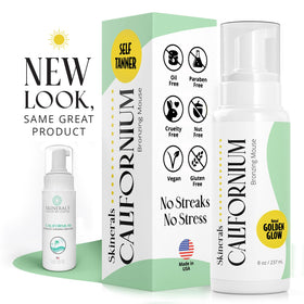 Skinerals on bathroom vanity demonstrating quick-dry routine and convenience