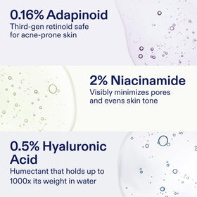 Skinfix bottle on bathroom counter suggesting daily skincare routine