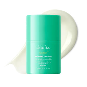 Skinfix front packaging showing Adapinoid Gel and clear benefits