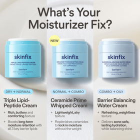 Skinfix under makeup demo showing moisturizer layering smoothly to improve base for foundation