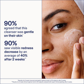 Skinfix ingredients panel featuring acids and niacinamide for clear skin benefits
