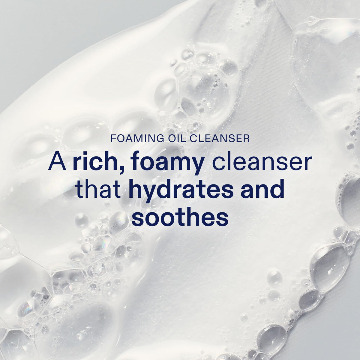 Skinfix cleanser pump closeup illustrating gentle cleansing action