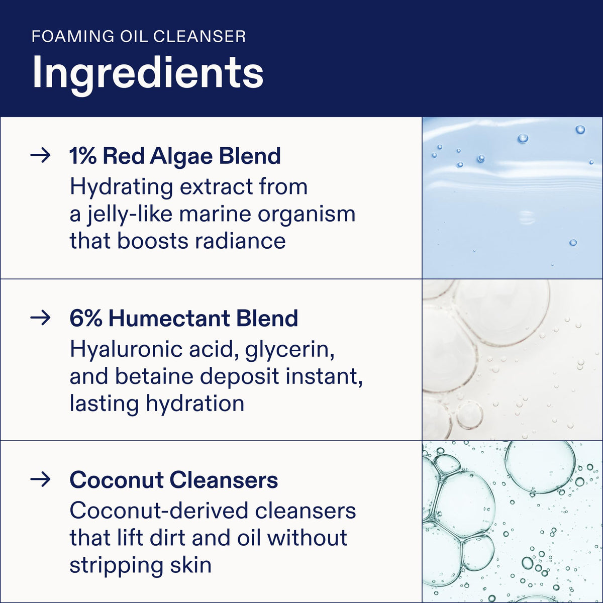 Skinfix cream texture swipe showing rich moisture and smooth finish