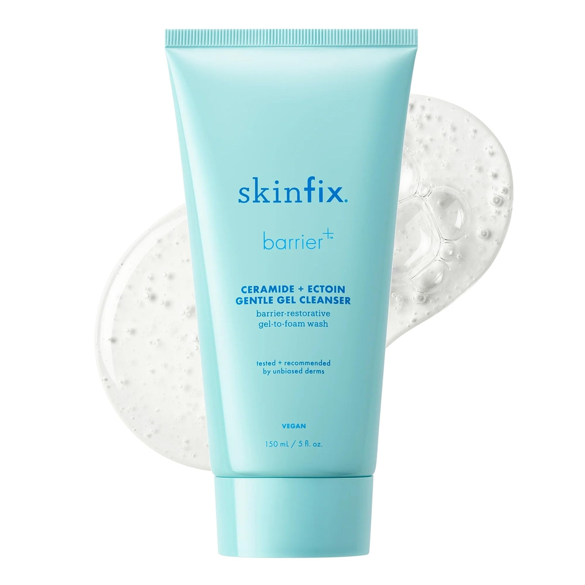 Skinfix gentle gel cleanser front packaging showing clean design and benefits