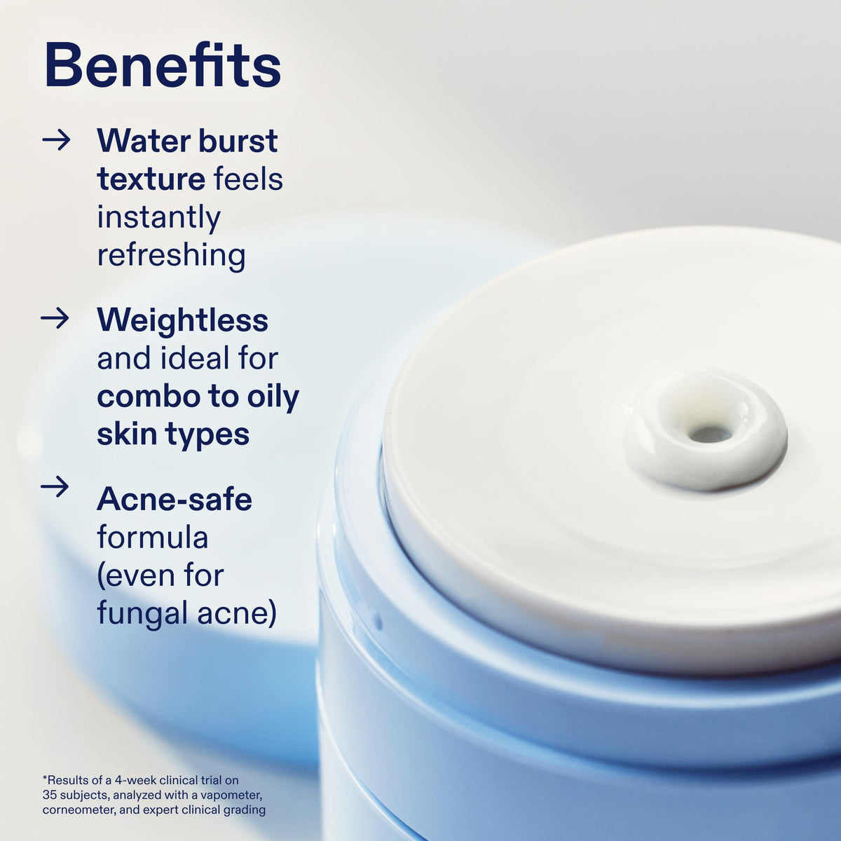 Skinfix label close-up highlighting key ingredients and clean formulation