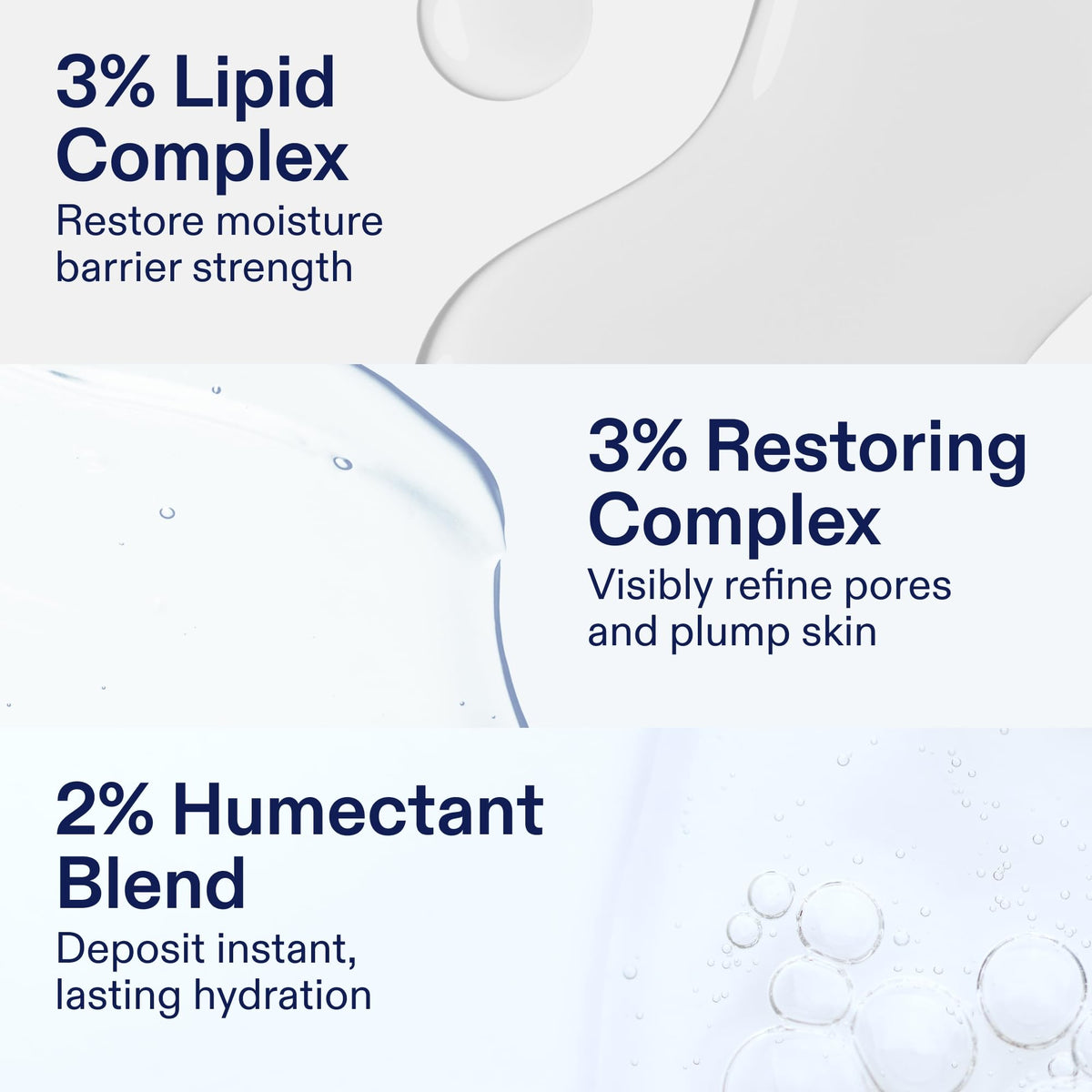 Skinfix before and after skin comparison showing reduced shine and refined texture
