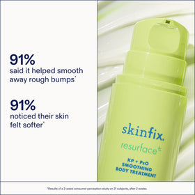 Skinfix applying cream to upper arm, demonstrates smoothing and hydration benefit