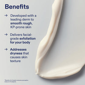 Skinfix close-up before and after smooth skin, shows visible texture improvement benefit