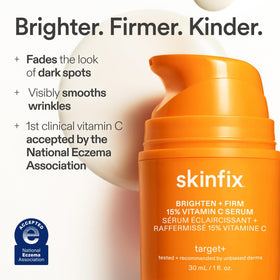 Skinfix serum texture on hand illustrating lightweight absorption benefit