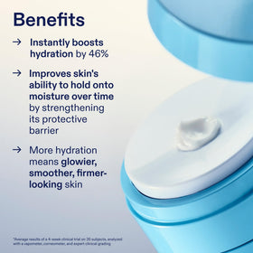 Skinfix cream being applied on hand demonstrating barrier repair benefit