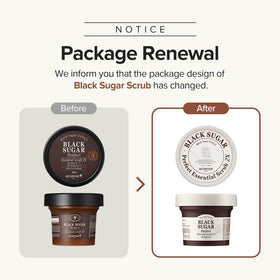 SKINFOOD 1957 close-up of black sugar texture showing gentle exfoliation