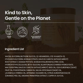 SKINFOOD 1957 refill packaging detail emphasizing sustainable refill