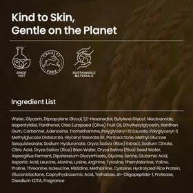 SKINFOOD lifestyle mirror shot displaying glass skin radiance potential