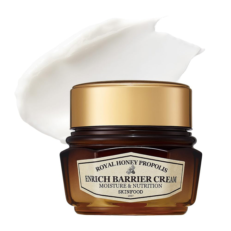 SKINFOOD Royal Honey cream jar front showing elegant packaging and protection