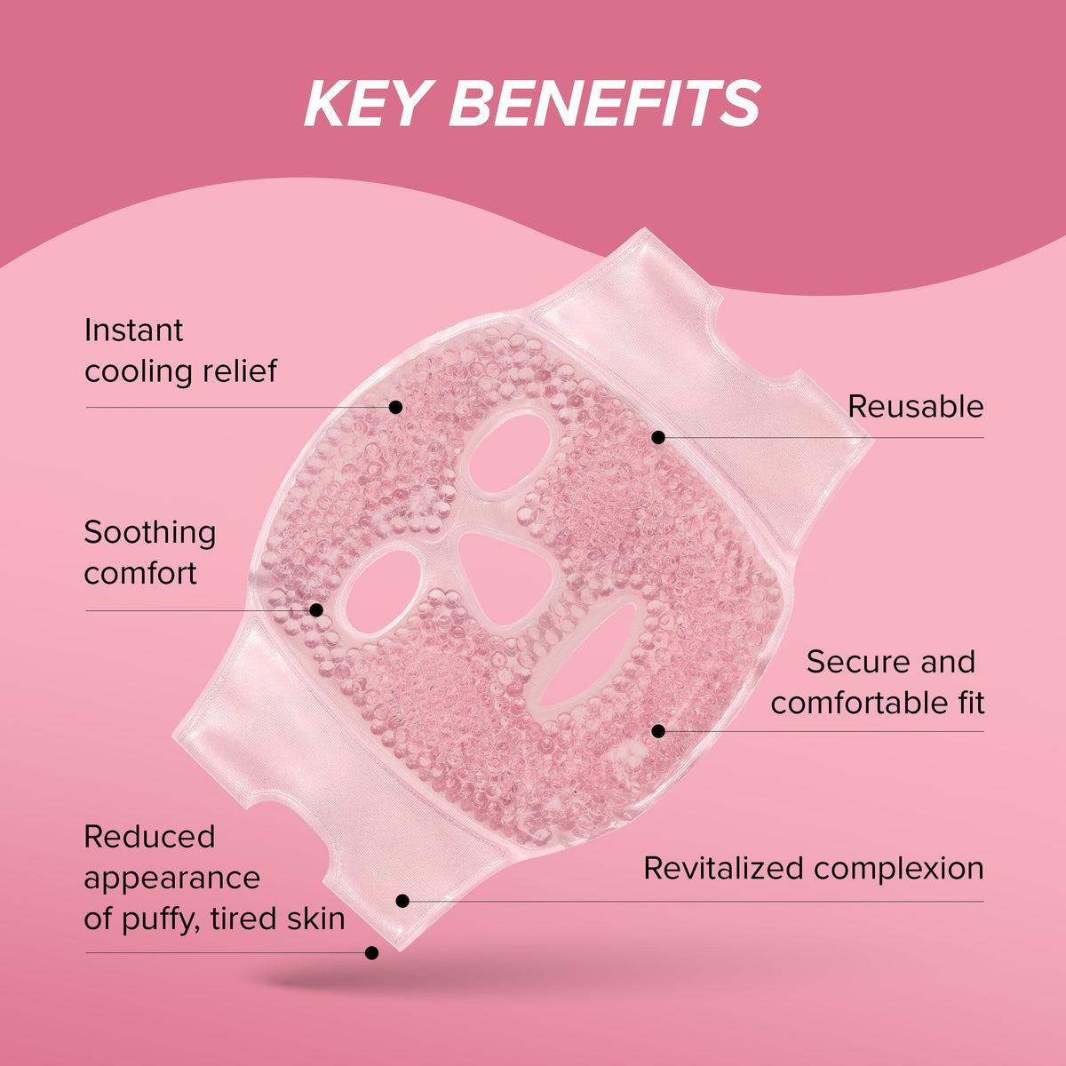 SKIN GYM CryoChill fabric side detail for gentle cooling and comfort