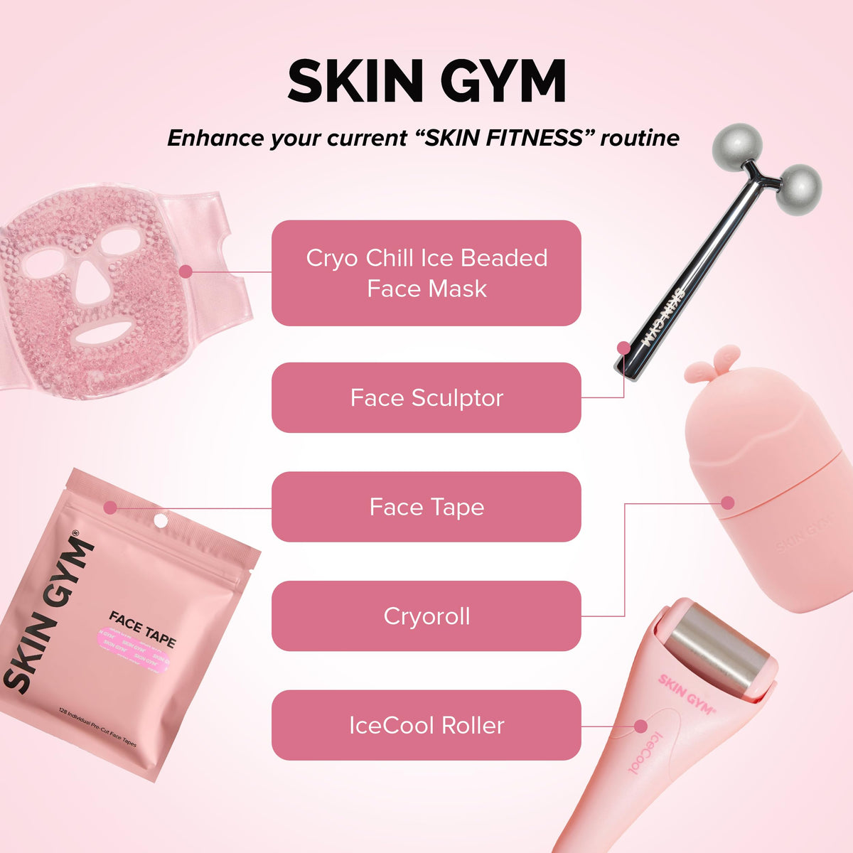 SKIN GYM CryoChill stored in refrigerator for quick chilled skincare