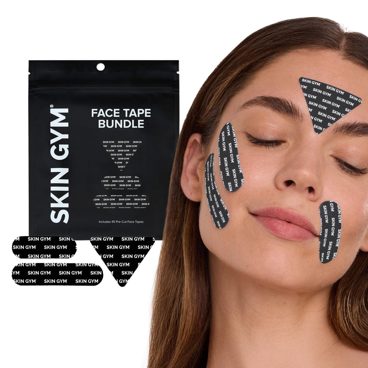 SKIN GYM application on outer eye area demonstrating precise placement and comfort