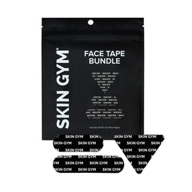 SKIN GYM close-up of forehead strip texture showing gentle fabric and secure adhesion