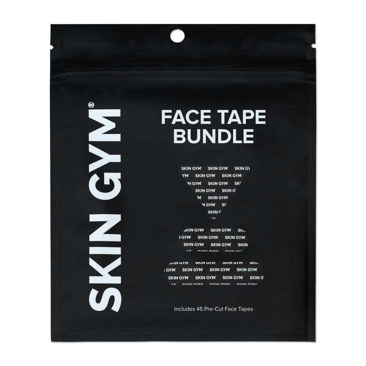 SKIN GYM strips in hand for size comparison showing scale and easy overnight wear