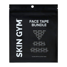 SKIN GYM strips in hand for size comparison showing scale and easy overnight wear
