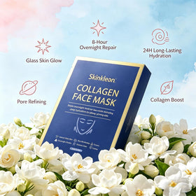 SkinKlean patch close-up texture revealing collagen serum absorption