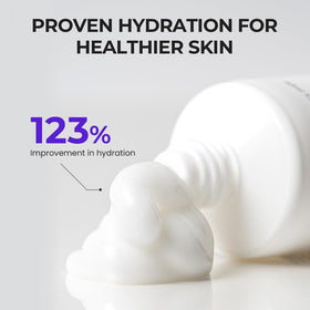 SKIN & LAB cream on hand demonstrating quick absorption and hydration benefit