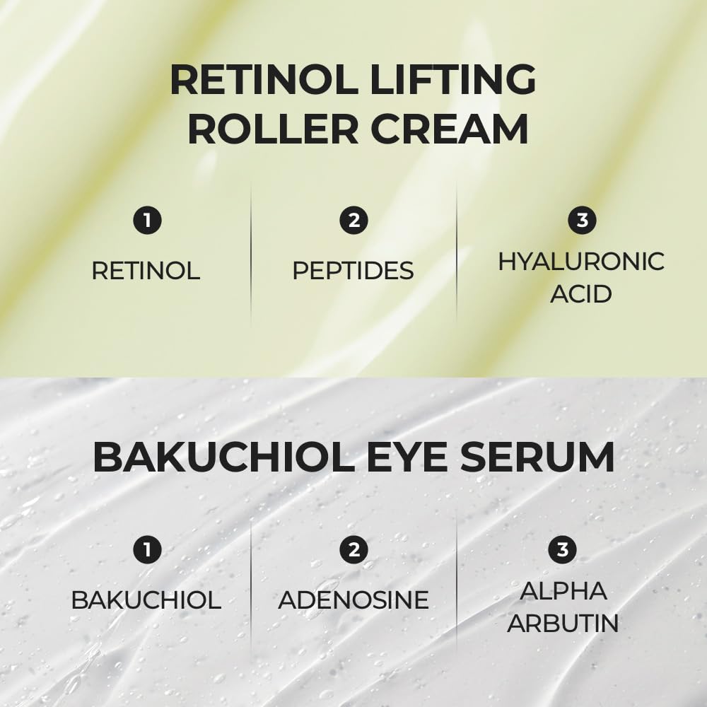 SKIN & LAB roller applied under eye illustrating targeted smoothing benefit
