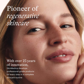 SkinMedica box and 6oz bottle staged to show full product packaging and volume
