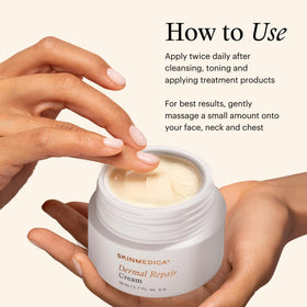 SkinMedica jar beside a coin for scale showing 1.7 oz compact size